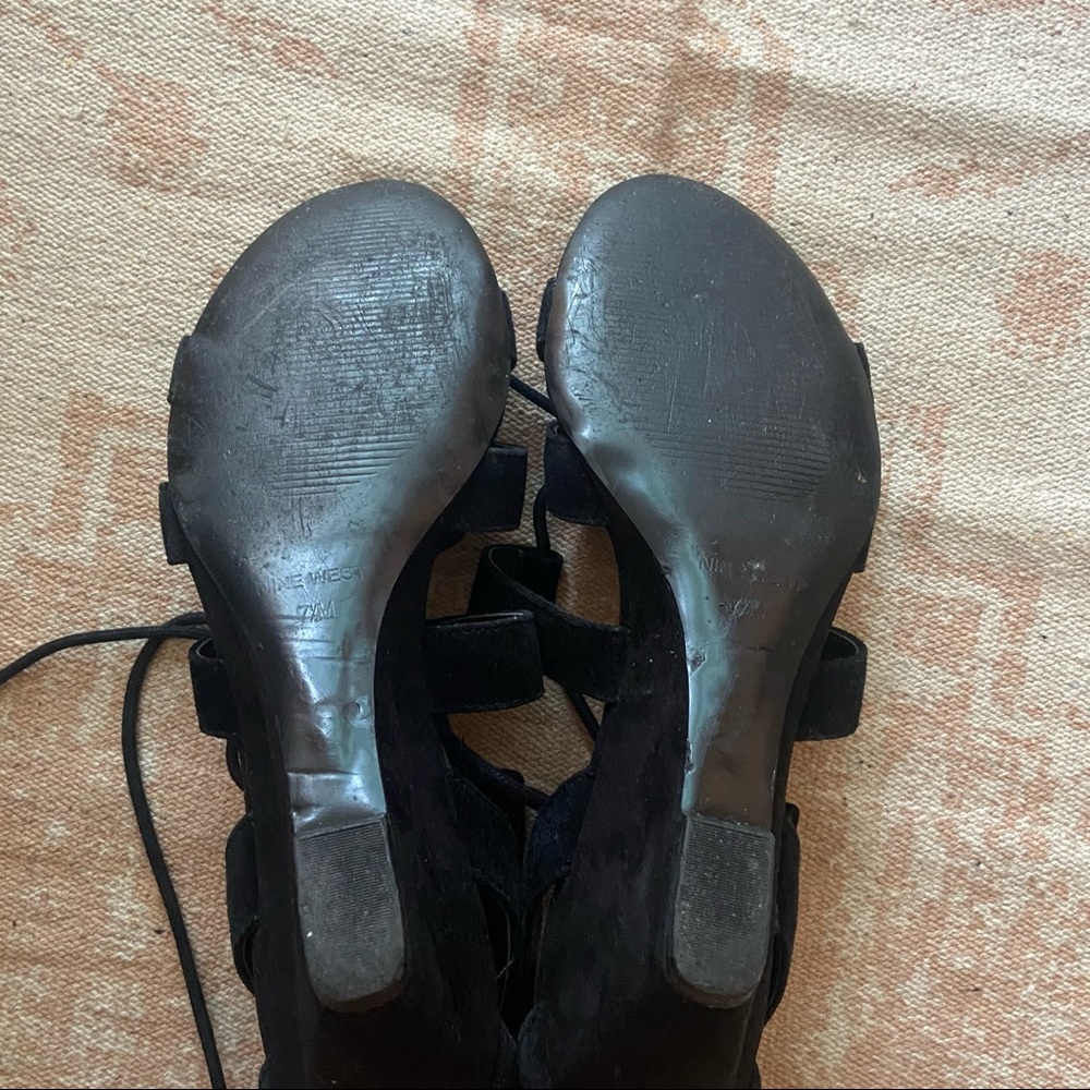 Nine West Lace-Up Wedges - Picture 2 of 4